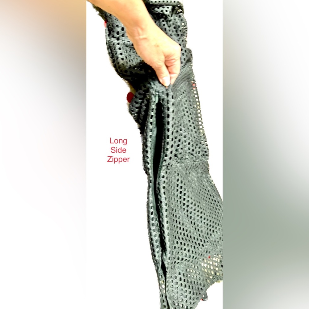 H&M Contemporary Emerald Green Mesh Dress, Sleeveless, midi, Size 2 Great cond. - Picture 8 of 11